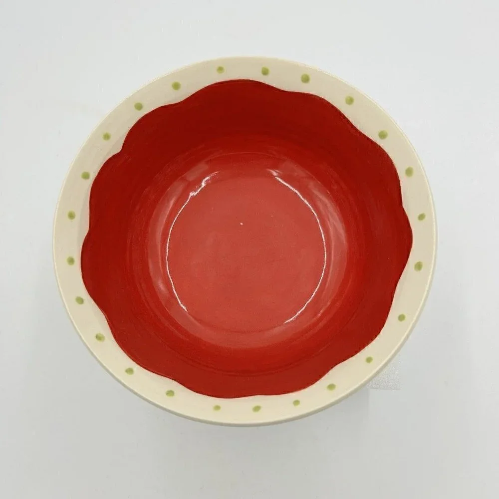 Hand Painted Art Pottery 8.25” x 3